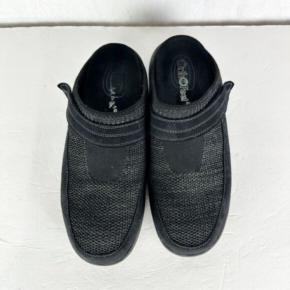 Orthofeet Mens Hudson Slippers Size 10.5 2E Wide Stretch Adjustable 334 Comfort main image 8